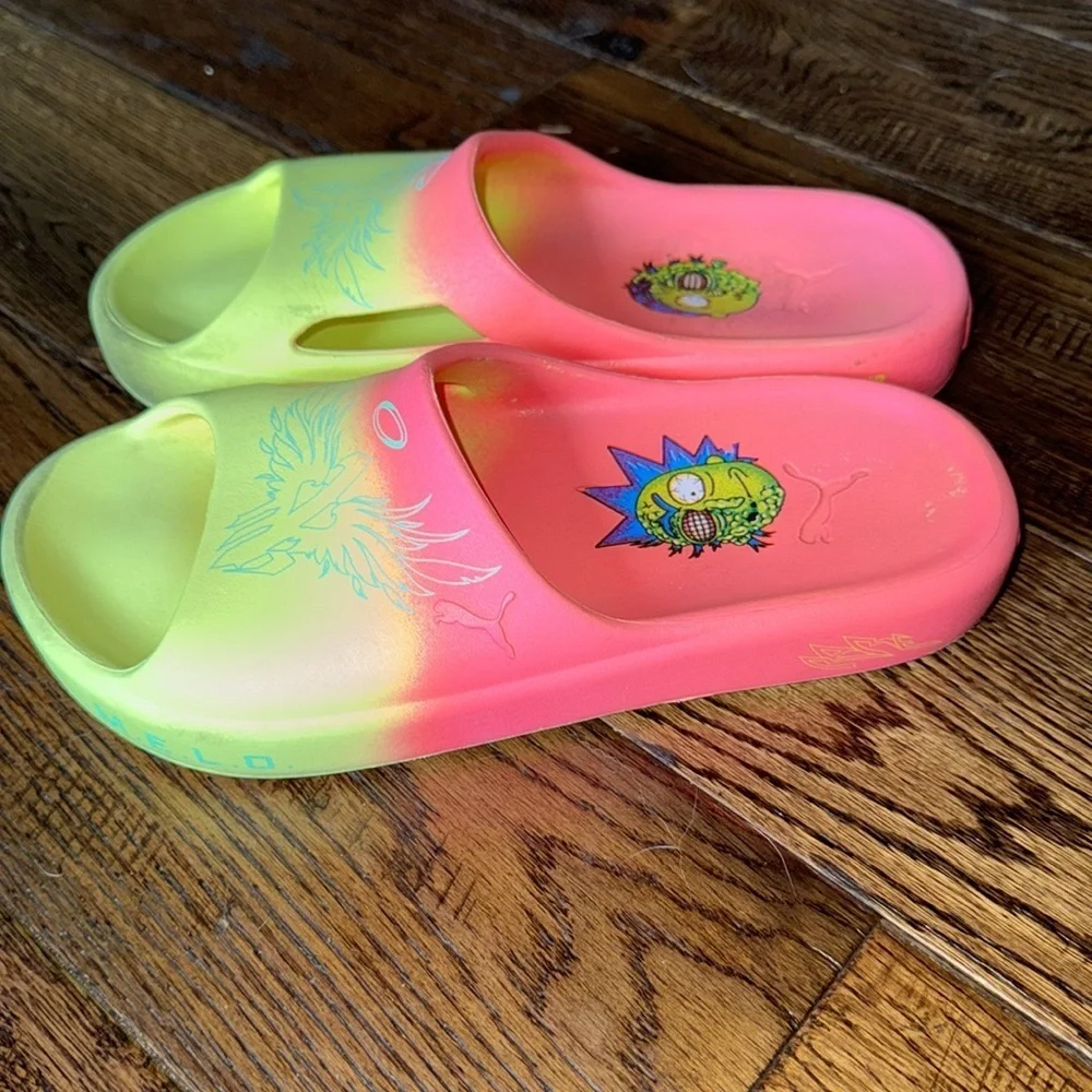 Puma LaMelo Ball MB2 Rick & Morty Slides